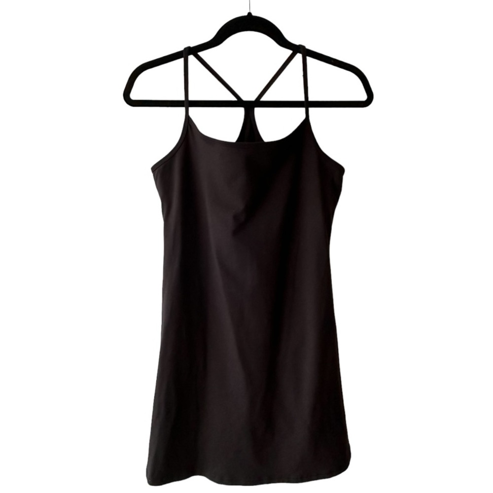 Aerie Offline “The Hugger” Black Active Dress with Shorts Size Medium